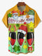 Men's Christmas Funny Graphic Short Sleeve Hawaiian Shirt